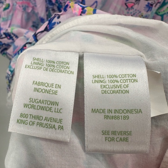 Lilly Pulitzer Everly Maxi Dress Mermaid For You Size Large READ - Picture 3 of 6